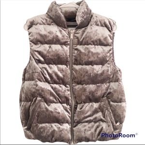 CALVIN KLEIN Performance Crushed Velvet Premium Down Puffer Vest